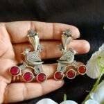 Bird Three Stone Shaped Earrings - Image 2