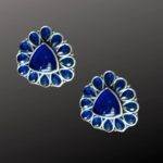 Blue Stone Antique Earrings