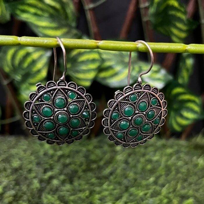 Classic Charisma Green Earrings - Image 2