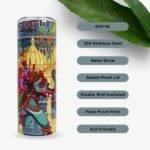 Elephant Walk in Shekhawati Tumbler Bottle - Image 5