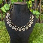 Heritage Halo Necklace and Earrings Set - Image 3