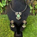 Puranic Feel Necklace and Earrings Set