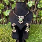 Puranic Feel Necklace and Earrings Set - Image 2