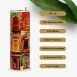 Rajasthani Doors Tumbler Bottle - Image 2