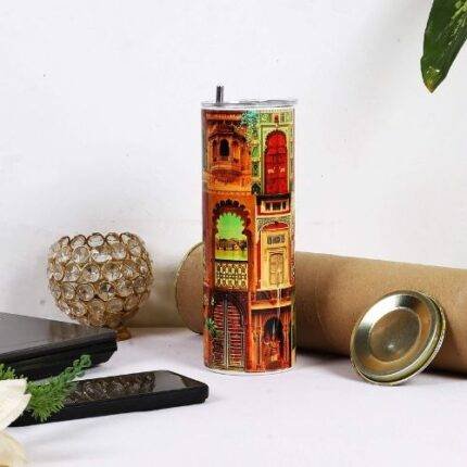 Rajasthani Doors Tumbler Bottle