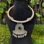 Rani Radiance Green Necklace and Earrings Set - Image 2
