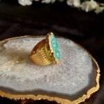 Green Agate Solar Ring - Image 3