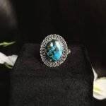 Faux Turquoise Ring - Image 4