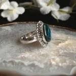Faux Turquoise Round Ring - Image 3