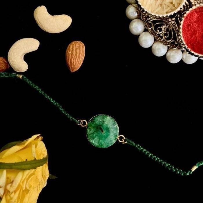 Bhai-Bahan Ki Hungama Agate Rakhi - Image 3