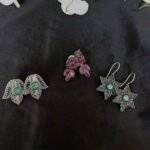 Silver Replica Earrings combo of 3