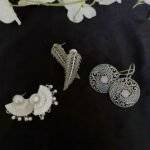 Silver Replica Earrings Trio Pack