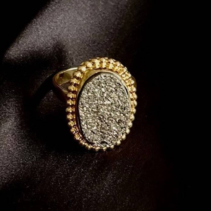 Crystal Pyrite Ring - Image 6