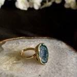Dark Green Druzy Ring - Image 2