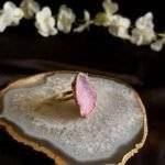 Pink Druzy Ring - Image 3