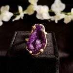 Purple Druzy Ring - Image 5
