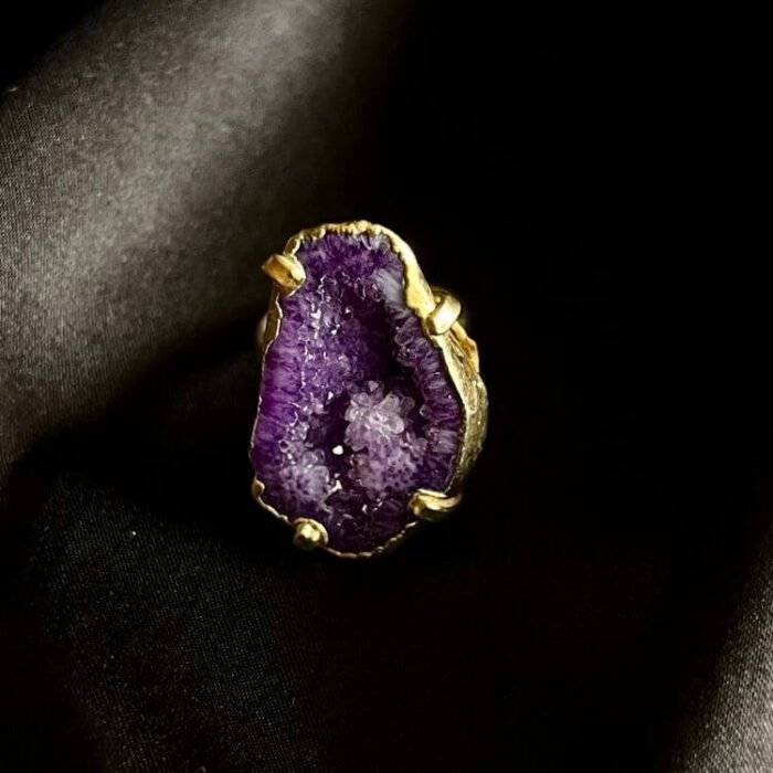 Purple Druzy Ring - Image 6