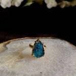 Turquoise Druzy Ring - Image 5