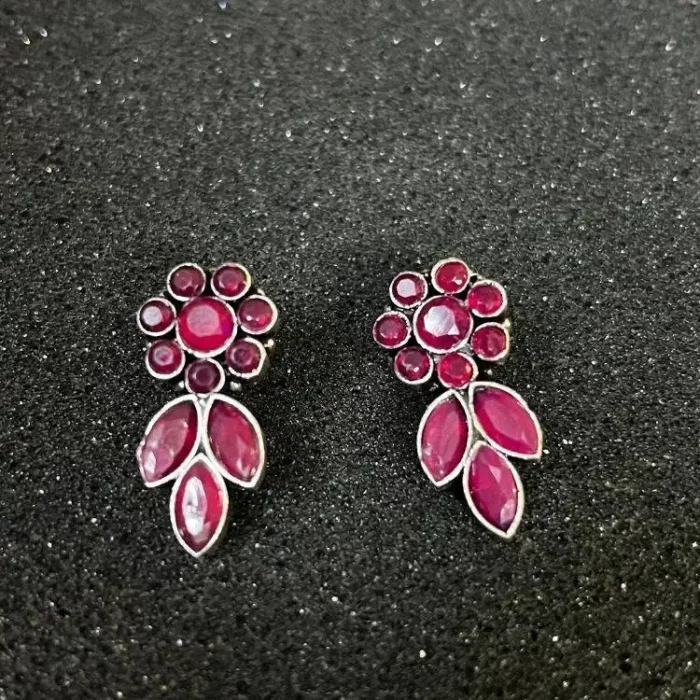 Silver Replica Earrings combo of 3 - Image 10