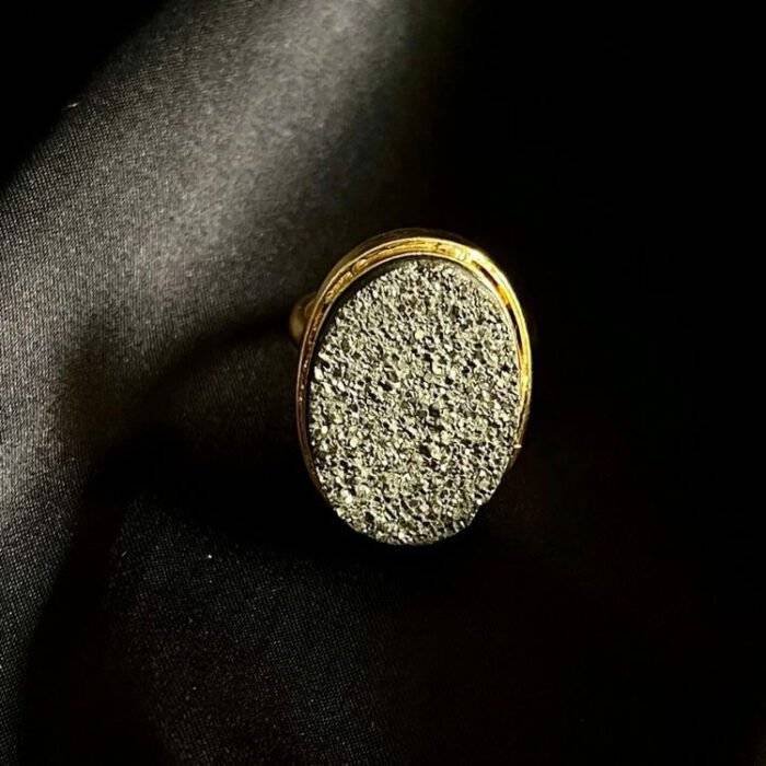 Pyrite Stone Ring - Image 7