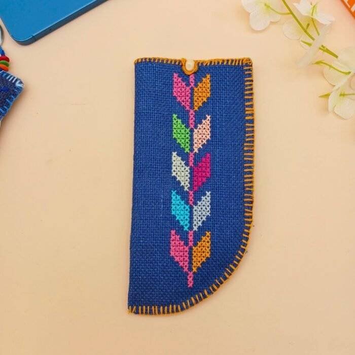 Jute Specs Sunglass Cover Blue - Image 3