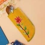 Jute Specs Sunglass Cover Yellow