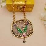 Enchanted Meenakari Agate Necklace - Image 2