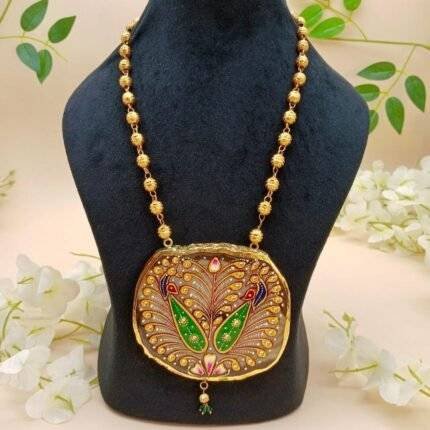 Enchanted Meenakari Agate Necklace