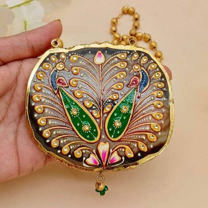 Enchanted Meenakari Agate Necklace - Image 3