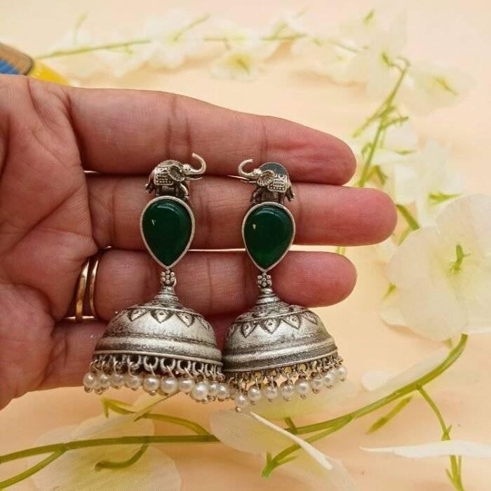 Haathi JKhumka Earring - Image 3