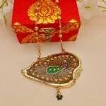 Meenakari Agate Aura Necklace - Image 2