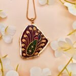 Meenakari Agate Magic Pendant Necklace - Image 2