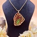 Meenakari Agate Magic Pendant Necklace