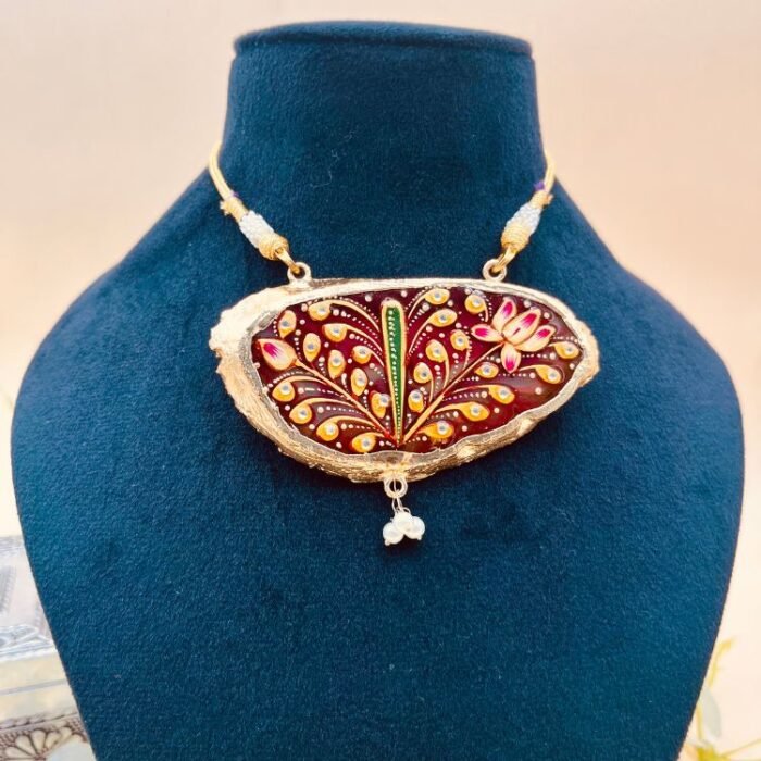 Meenakari Agate Mystique Necklace - Image 2