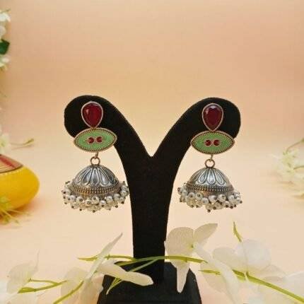 Moon Drop Jhumka Earrings