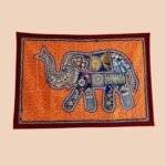 Patchwork Elephant Elegance Wall Piece