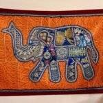 Patchwork Elephant Elegance Wall Piece - Image 2