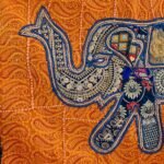 Patchwork Elephant Elegance Wall Piece - Image 3