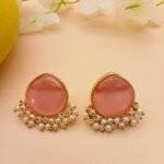 Pink Stone Studs