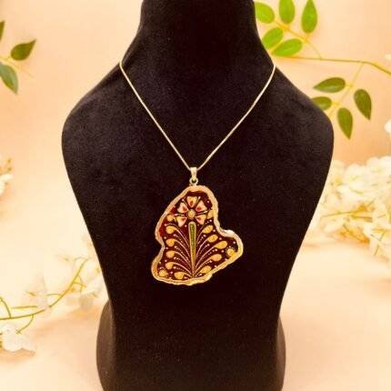 Royal Canvas Meenakari Agate Necklace