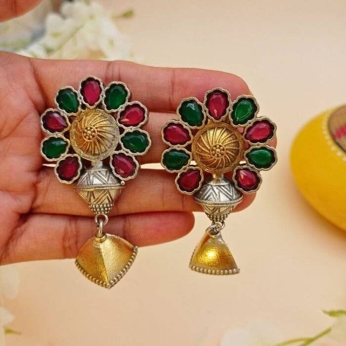Sunehra Phool Earrings - Image 2