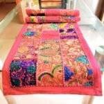 Magenta Crafted Heritage Table Runner and 6 Mats Set - Image 5