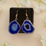 Glam Druzy Agate Slice Earring Set - Image 4