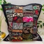 Artisan Patch Cushion Cover Set of 5 (16 x 16 in) - Image 7