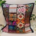 Artisan Patch Cushion Cover Set of 5 (16 x 16 in) - Image 5