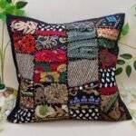 Artisan Patch Cushion Cover Set of 5 (16 x 16 in) - Image 4