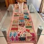 Artisanal Mosaic Table Runner and 4 Mats Set - Image 4