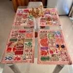 Artisanal Mosaic Table Runner and 4 Mats Set - Image 2
