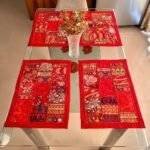 Boho Bliss Table Runner and 4 Mats Set - Image 3