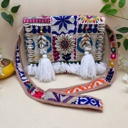 Boho Ivory Banjara Bag